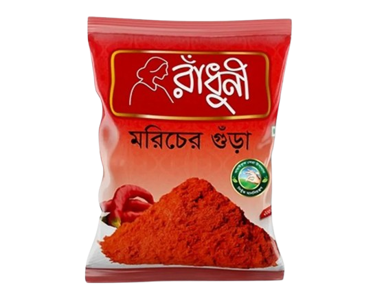 Radhuni Chilli (Morich) Powder 500gm For Daily Use
