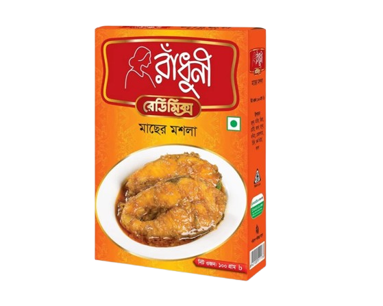 Radhuni Fish Curry Masala 100gm For Daily Use