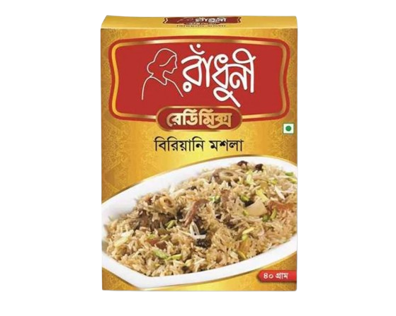 Radhuni Biryani Masala 40gm For Daily Use