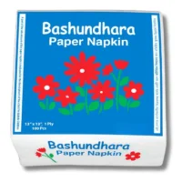 Bashundhara Paper Napkin 13" 1PlyX100Pcs
