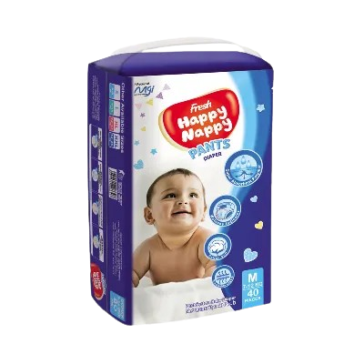 Fresh Happy Nappy Pant Diaper M (7- 12 kg) 40 Pcs
