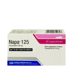 Napa Suppository 125mg 5 pcs